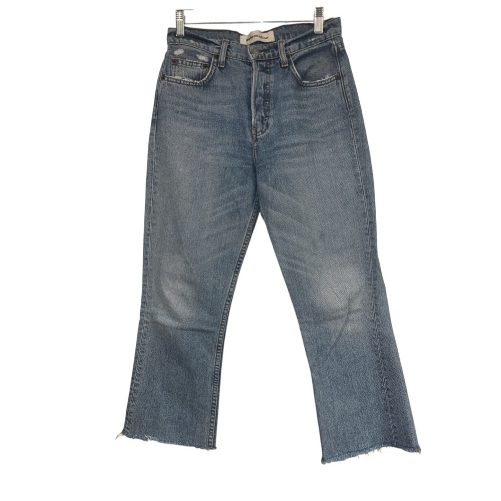Reformation jord kick flare fly Antique Straight Leg Jeans